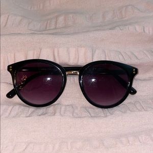 black sunglasses